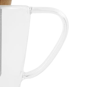 Infusion | Glass Teapot w/ Oak Lid